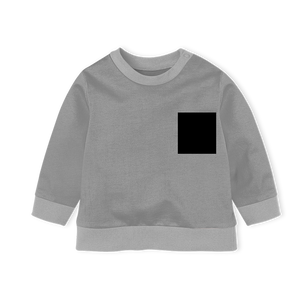 Sweater - Grey/Pocket Black