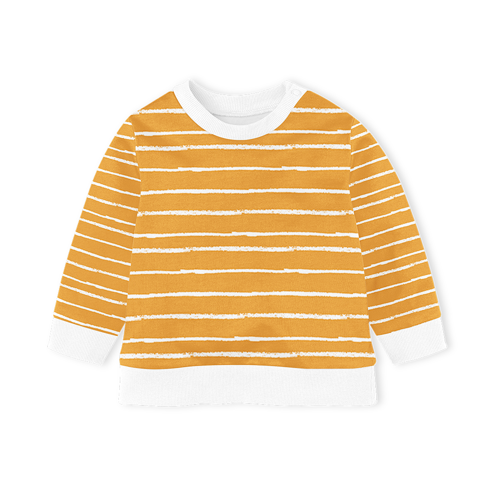 Sweater - Stripe Mustard