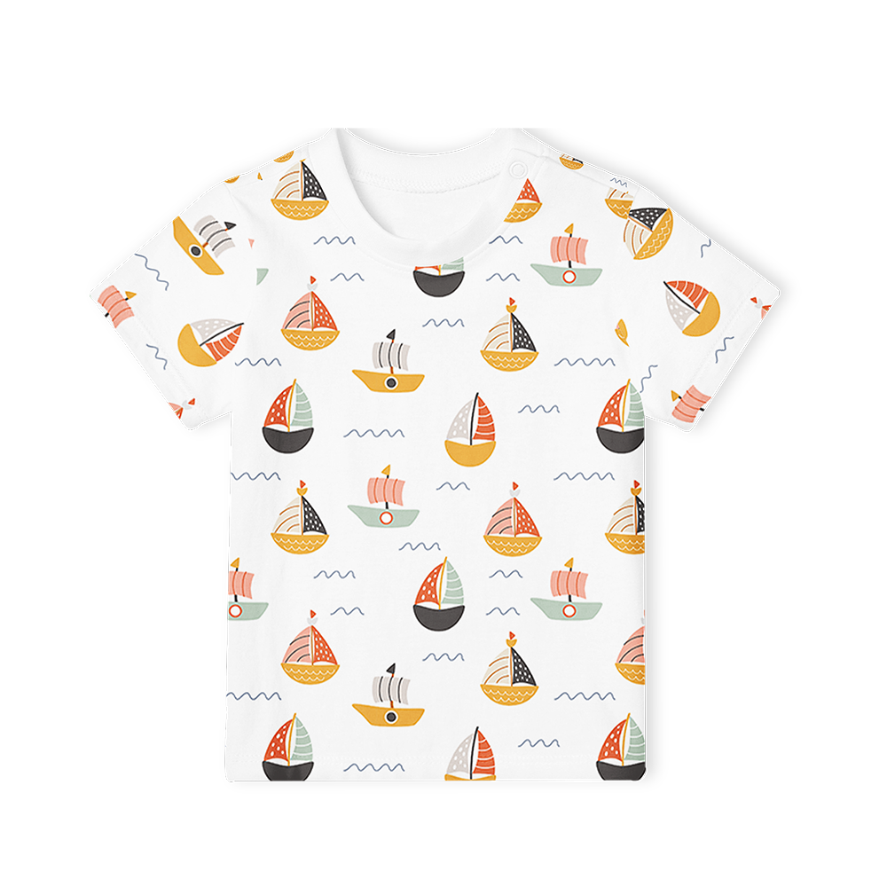 Short Sleeve T-Shirt - Sail Boats