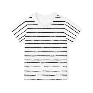 Short Sleeve T-Shirt - Stripes White