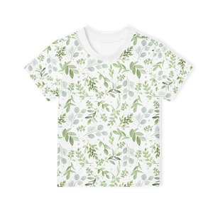 Short Sleeve T-Shirt - Watercolour Leaves