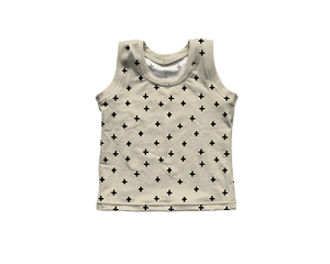Tank Top - Cross Stone Black