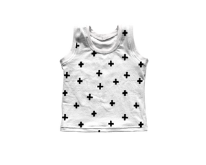 Tank Top - Cross Black